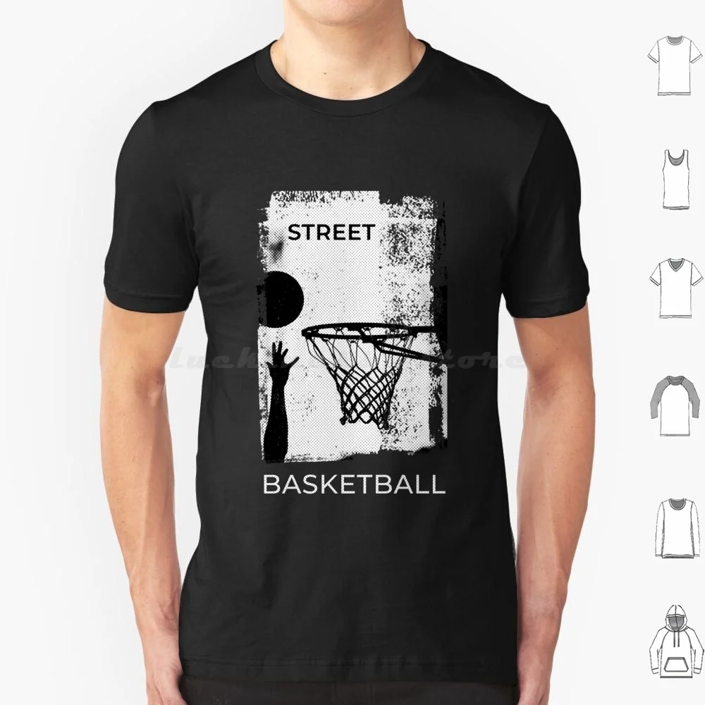 Street Basketball T Shirt Men Women Kids 6xl Collage Photomanipulation Basketball Goal Point Ball Sport Hoop Recreation Match