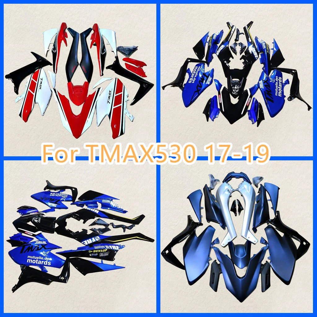 ABS Plastic Kit for YAMAHA TMAX530 2017 2018 2019 TMAX 530 T-MAX530 17 18 19 Motorcycle Fairings Set Free Custom Free Custom