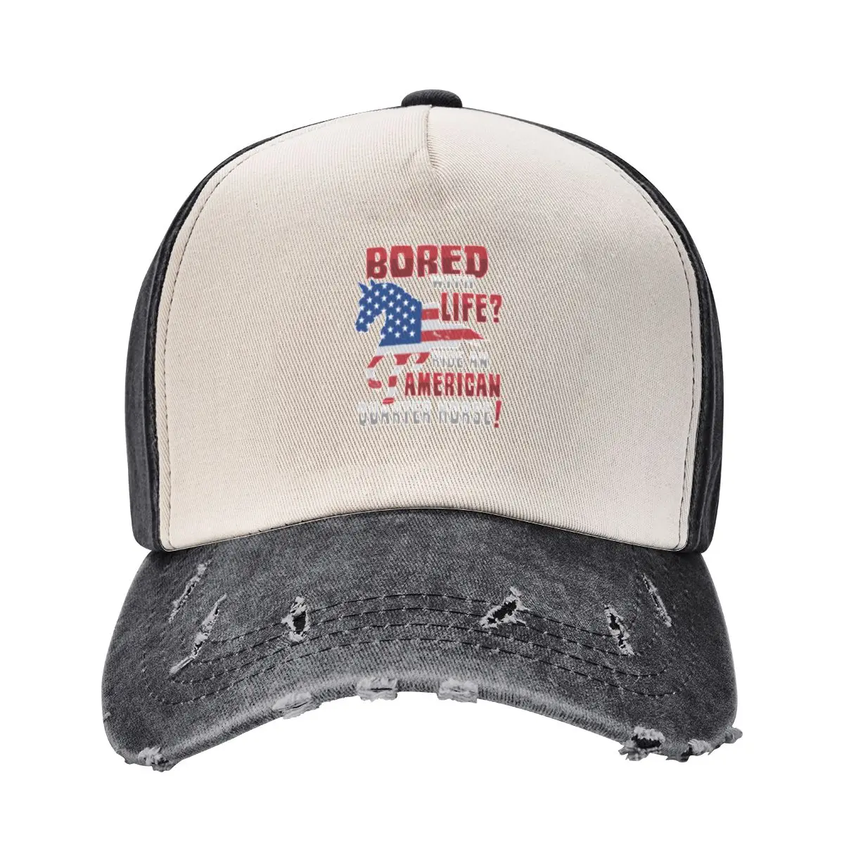 American Quarter Horse Quarter Horse Rider Baseball Cap Golf Hat Golf Wear Male Women's