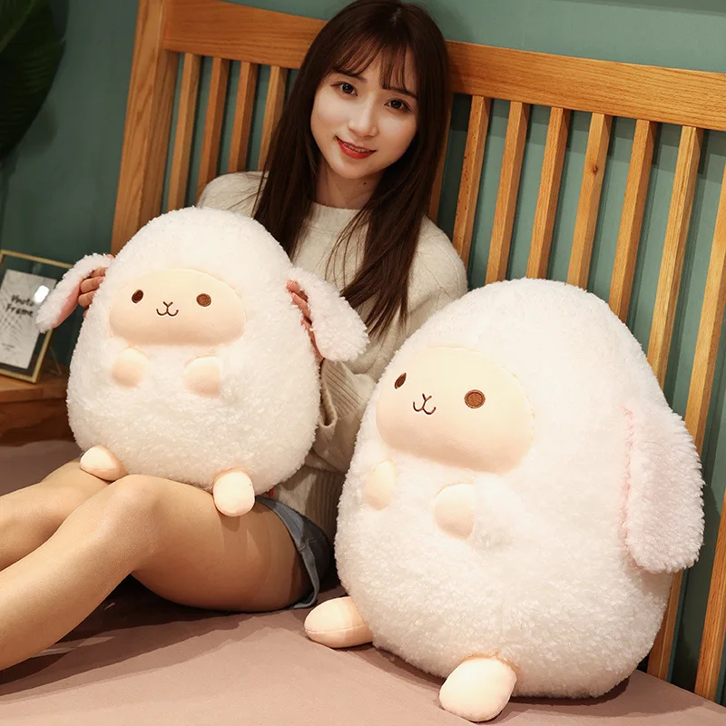 Creative Plush Toy Lovely Fat Sheep Soft Doll New Toy Round Sheep Toy Kids Toy Throw Pillow Birthday Gift w1355