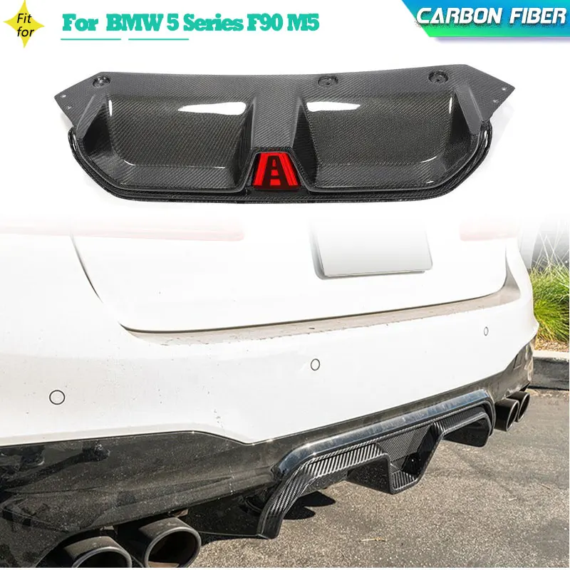 

Carbon Fiber Car Rear Bumper Diffuser Lip Spoiler For BMW 5 Series F90 M5 Sedan 4-Door 2018-2020 Racing Rear Diffuser Lip Apron