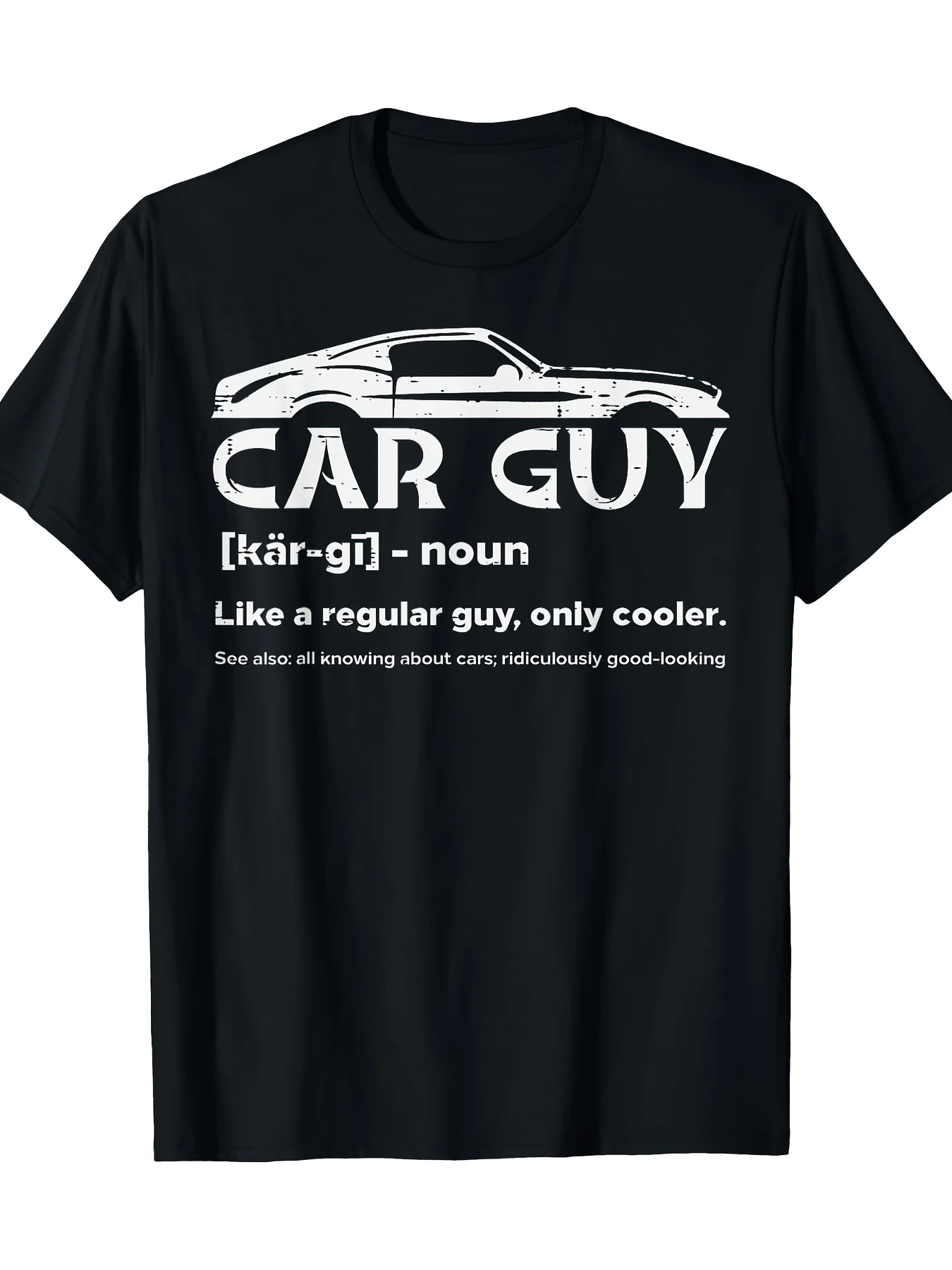 Car Enthusiast Interpretation Print Auto Mechanic Kids Youth Men's T-Shirt