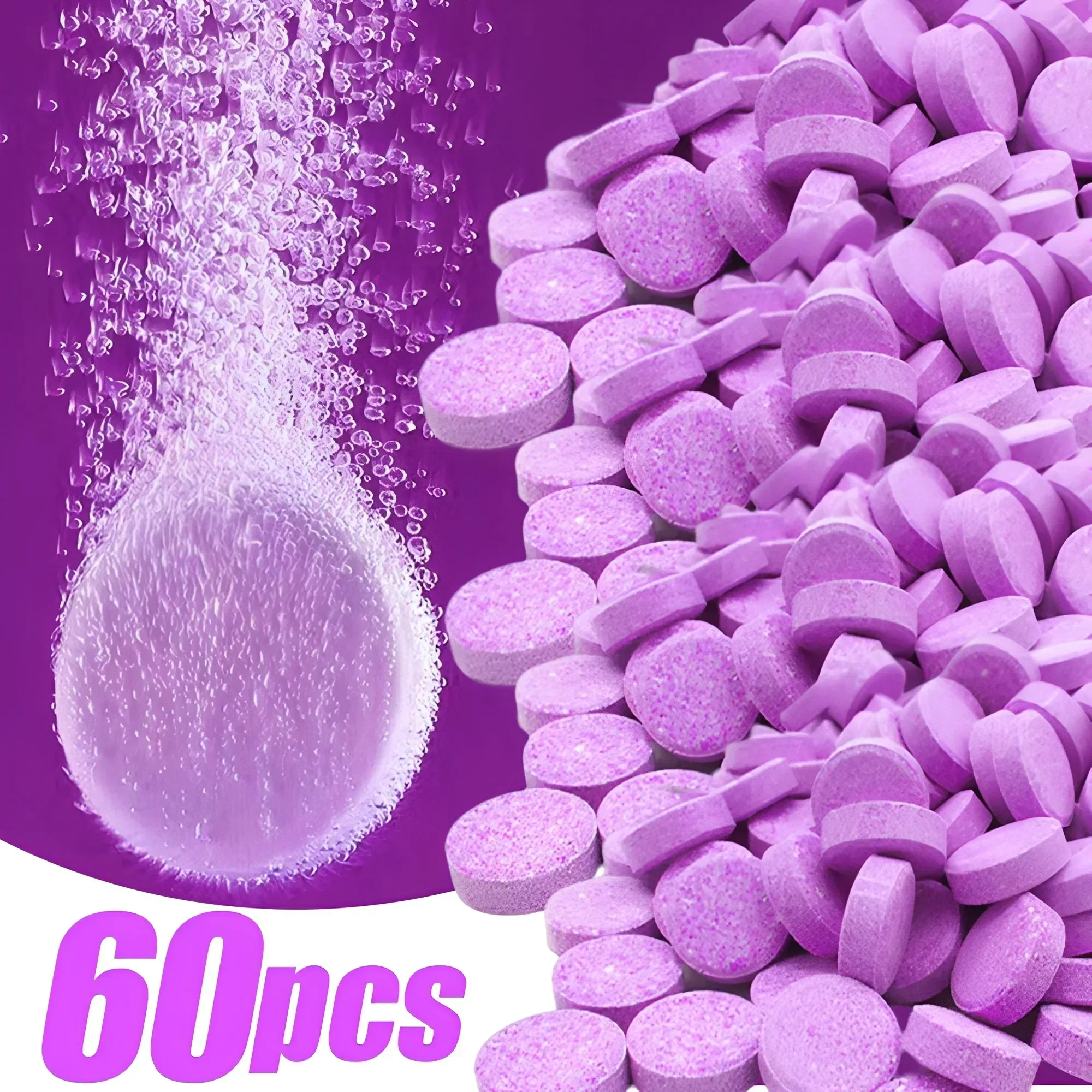 Car Windshield Glass Concentrated Washer Tablets Car Effervescent Washer Fluid Wiper Glass Solid Cleaning Tablets for Car Window