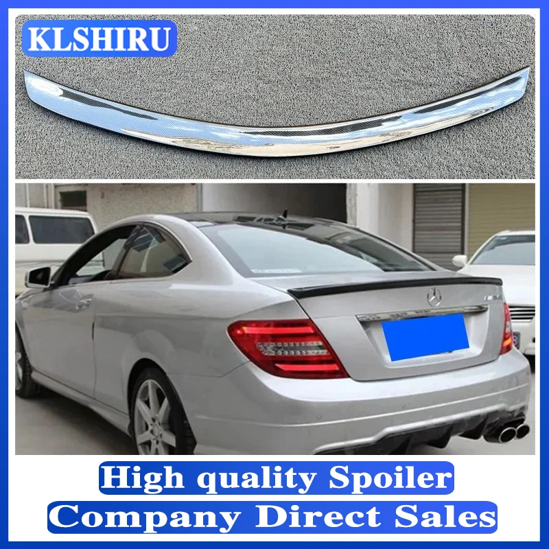

Задний спойлер из углеродного волокна для Mercedes-Benz C-Class W204 C204 Coupe 2Door AMG Style 2007-2019