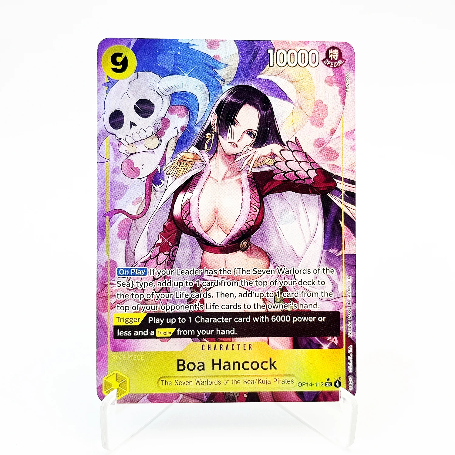 One Piece Card Boa Hancock OP14-112 The Seven Warlords of the Sea/Kuja Pirates Hobby Collectible Replica Proxy Cards