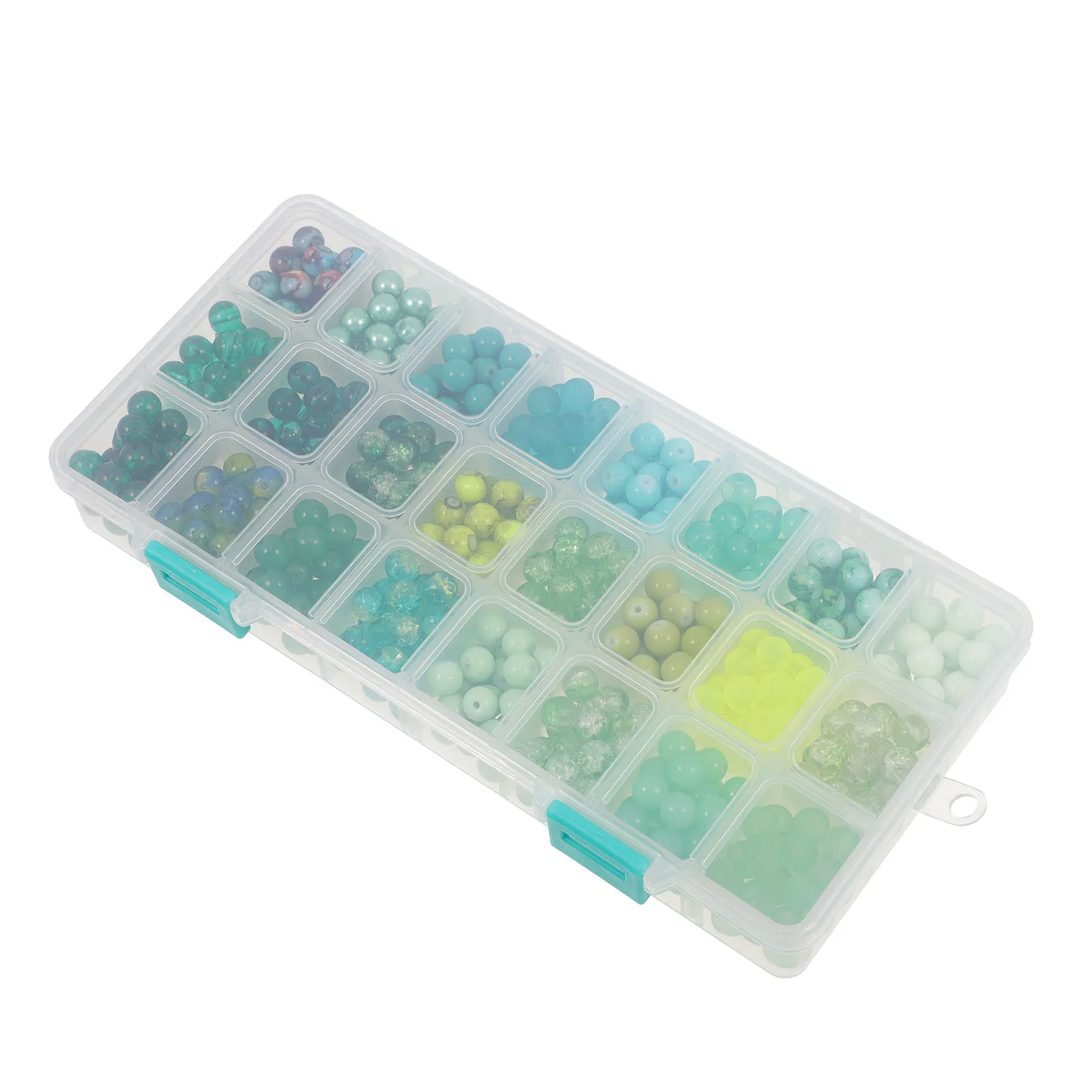 

Gradient Glass Beads Exquisite Spacer Handmade Decorative Round DIY Jewelry Supplies Bracelet