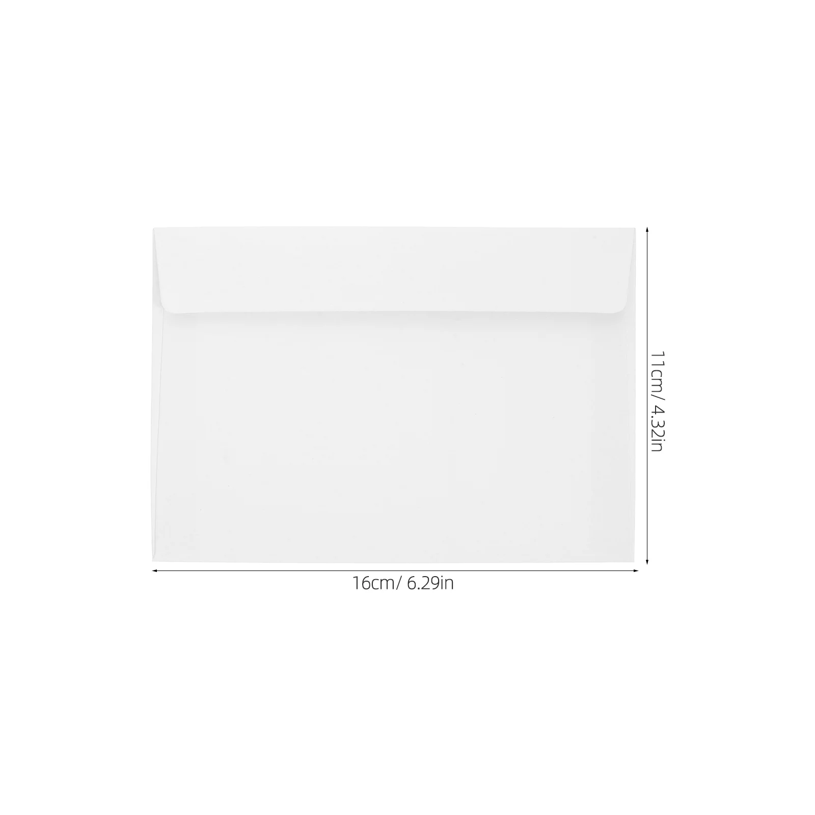 50개 크라프트 봉투 두꺼운 자가 접착 갈색 종이 카드 봉투 결혼식 아기 샤워 초대장 인사 카드용