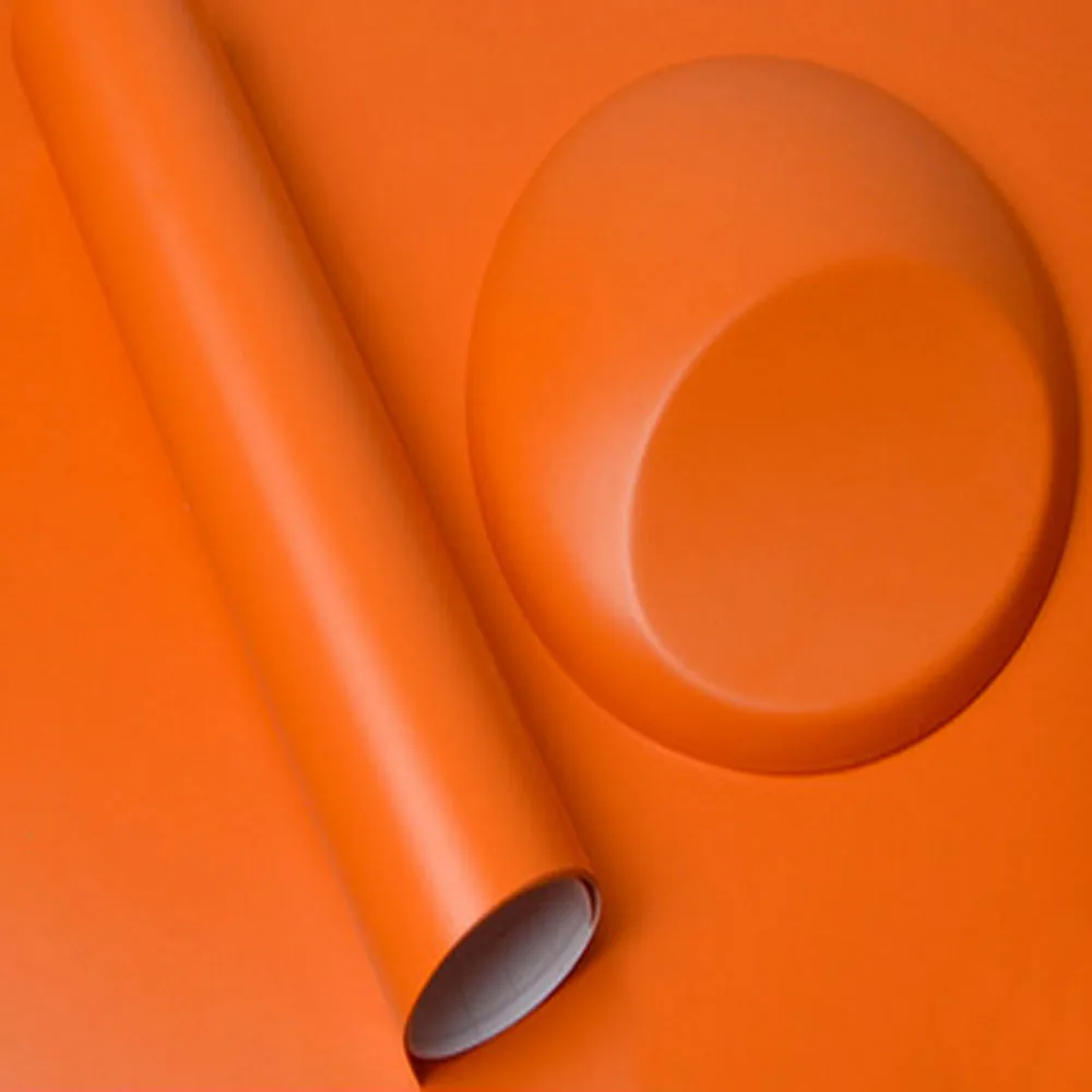 

10/20/30/40/50/58X152CM/лот оранжевая матовая виниловая пленка с сливами воздуха матовая виниловая пленка для украшения автомобиля матовая виниловая пленка
