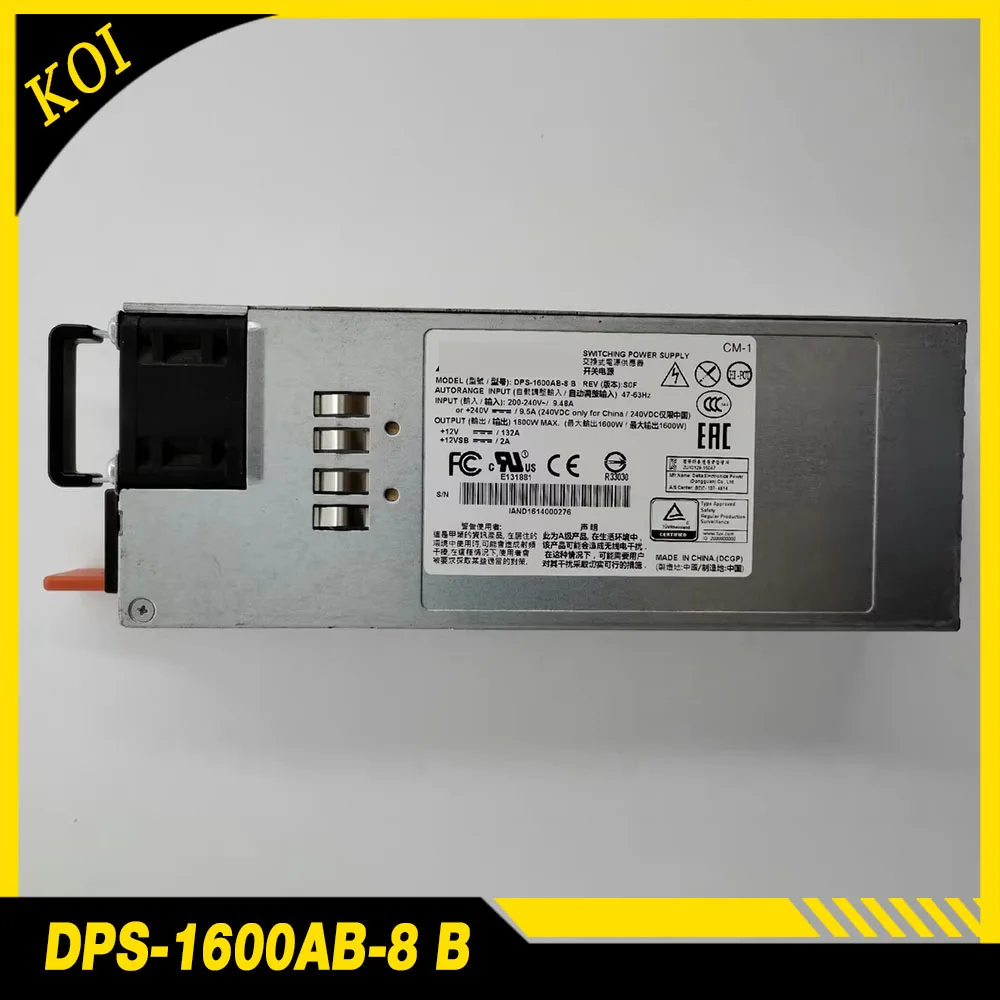 

DPS-1600AB-8 B 00YD451 1600W Power Module Suitable for ThinkServer sd350