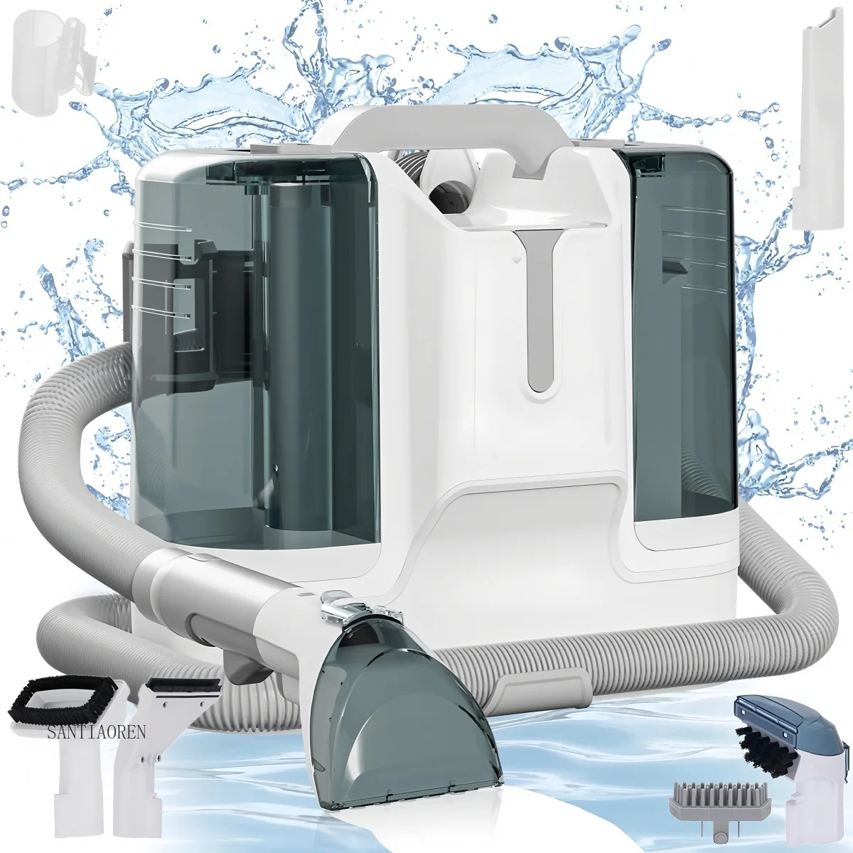 

Small Portable Professional Washing Electric Carpet Vacuum Cleaner Cleaning Machine for Home Car Sofa Fabric Spot Wet and Dry