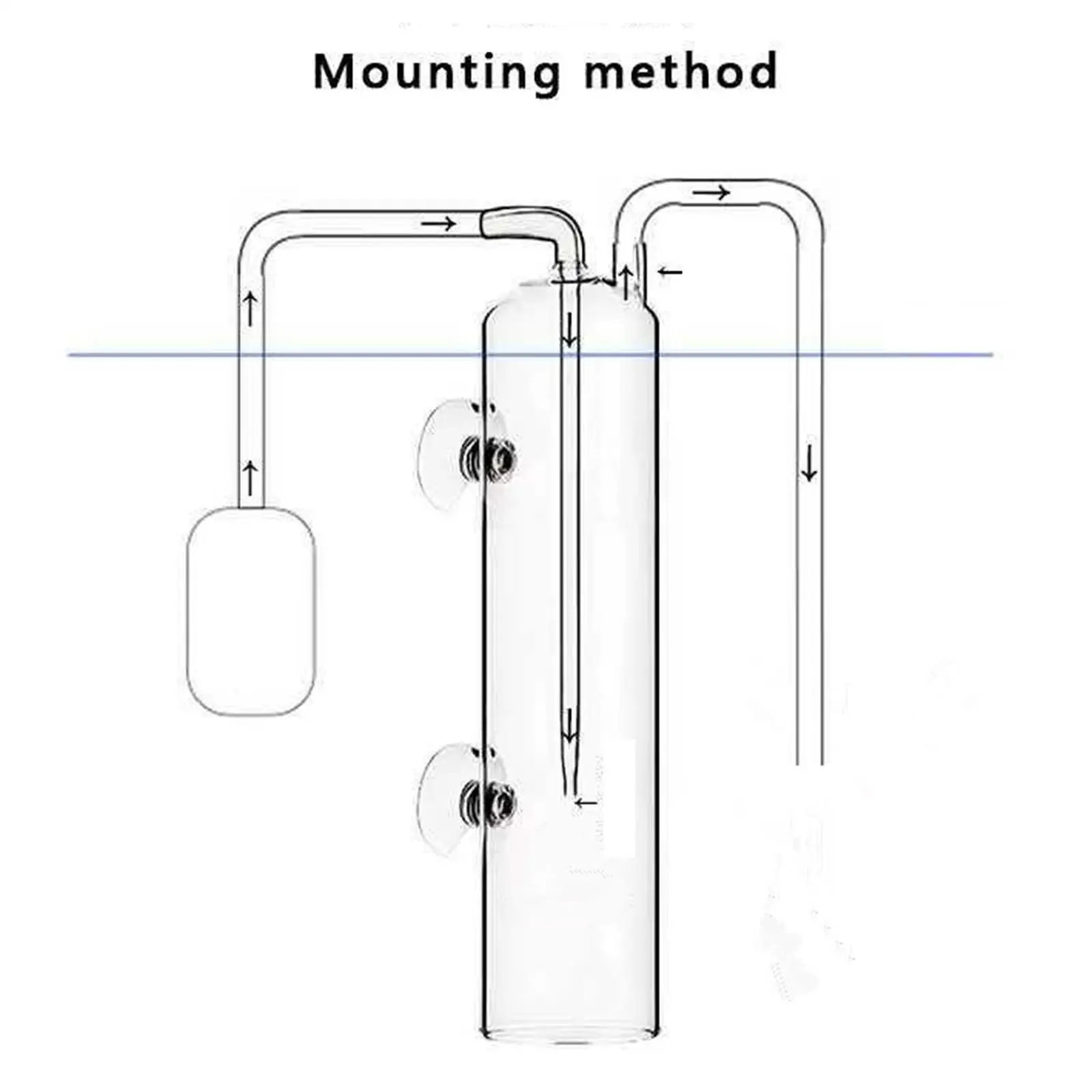 Transparent Aquarium Oxygen Diffuser Professional Air Purge Device Easy Install Suction Cup for Aquarium Accessories