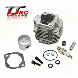 29CC 2 Hole Cylinder Set Fit for For Zenoah CY Rovan TSRC XJM Engine for 1/5 HPI Rovan Kingmotor Baja Losi FG Goped