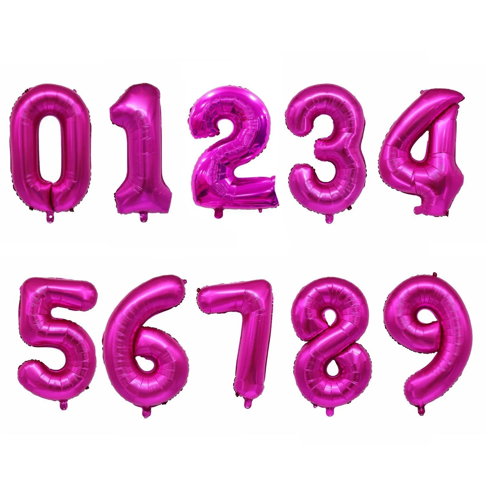 1pc 42inch Number Foil Balloons Kid Boys Girls Crown Happy Birthday Balloon Baby Shower Decor Supplies