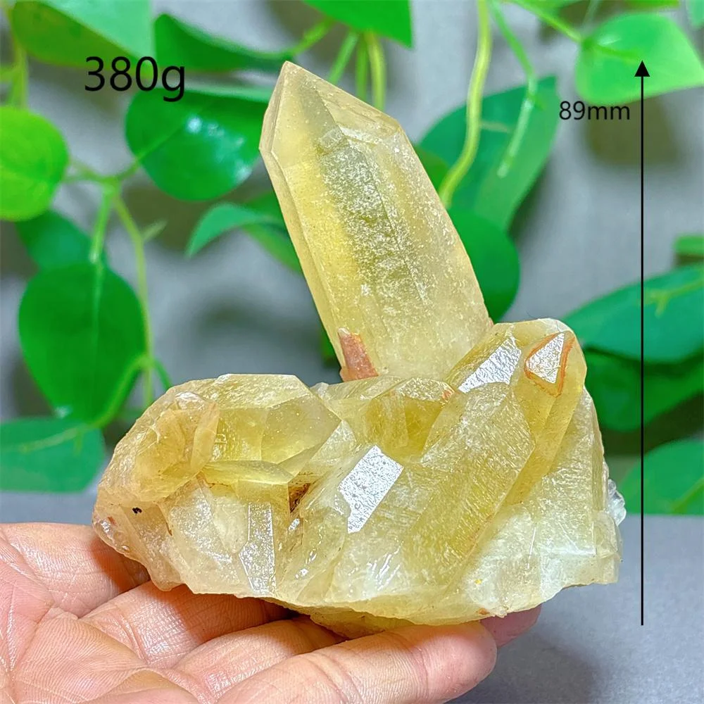 Citrine Cluster Specimen Raw Crystal Natural Stone Quartz Stone Minerals Home Decoration Reiki  Energy Healing Garden Luck Love