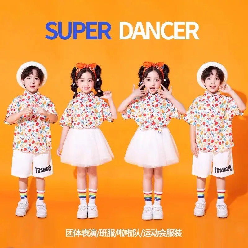 

Детские танцевальные костюмы, костюмы черлидинга для церемонии открытия спортивной встречи