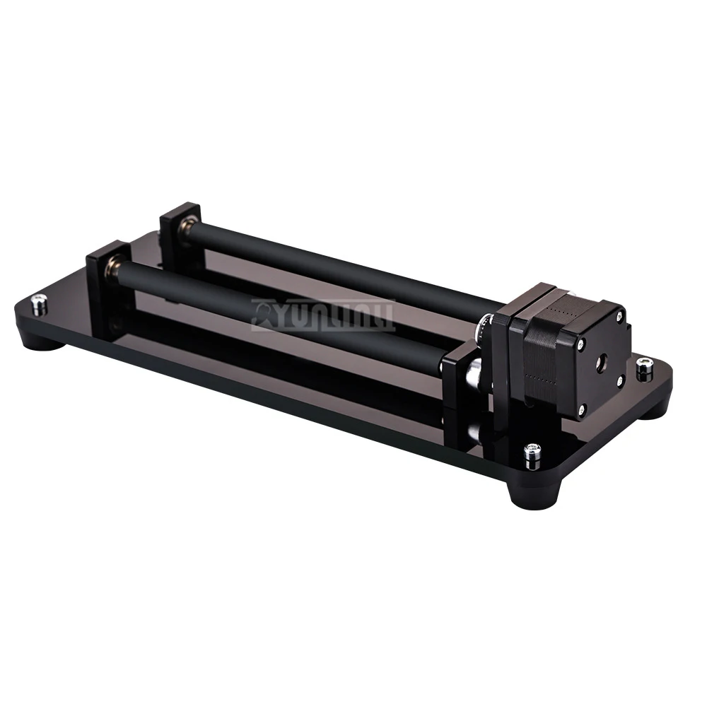 Laser Engraving Machine Accessory - Rotating Roller Platform Three speed rotation axis for Cylinder Soda Can Thermos Cup Carving