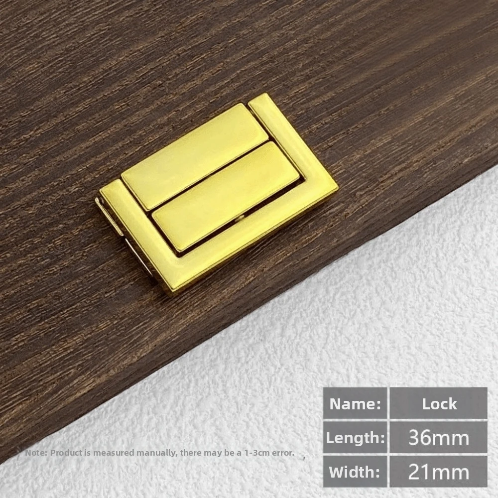 Alloy Material Box Hasp Latch Metal Construction Small Size Box Clasp Buckle Decorative Design Drawer Latch for Gift Box