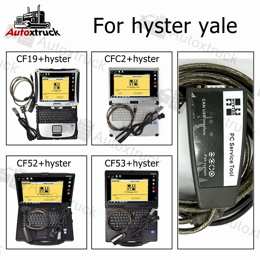 Forklift Interface 4.99 for hyster yale forklift PC Servie Interface Tool Ifak CAN USB Truck Diagnostic Scanner tool