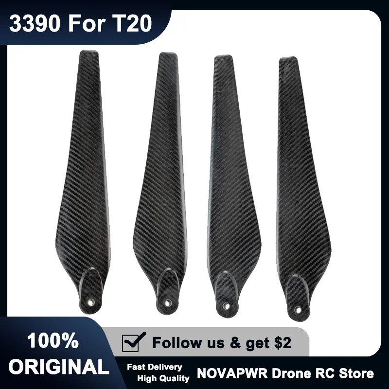 

Reinforced Carbon-Fiber Propellers for DJI T20/T10/T16 Agricultural Drones 3390 Blades Accessories