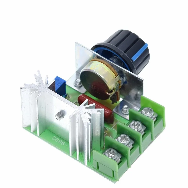 AC 220V 2000W SCR Voltage Regulator Module Dimmer Motor Speed Controller Thermostat Electronic image 4