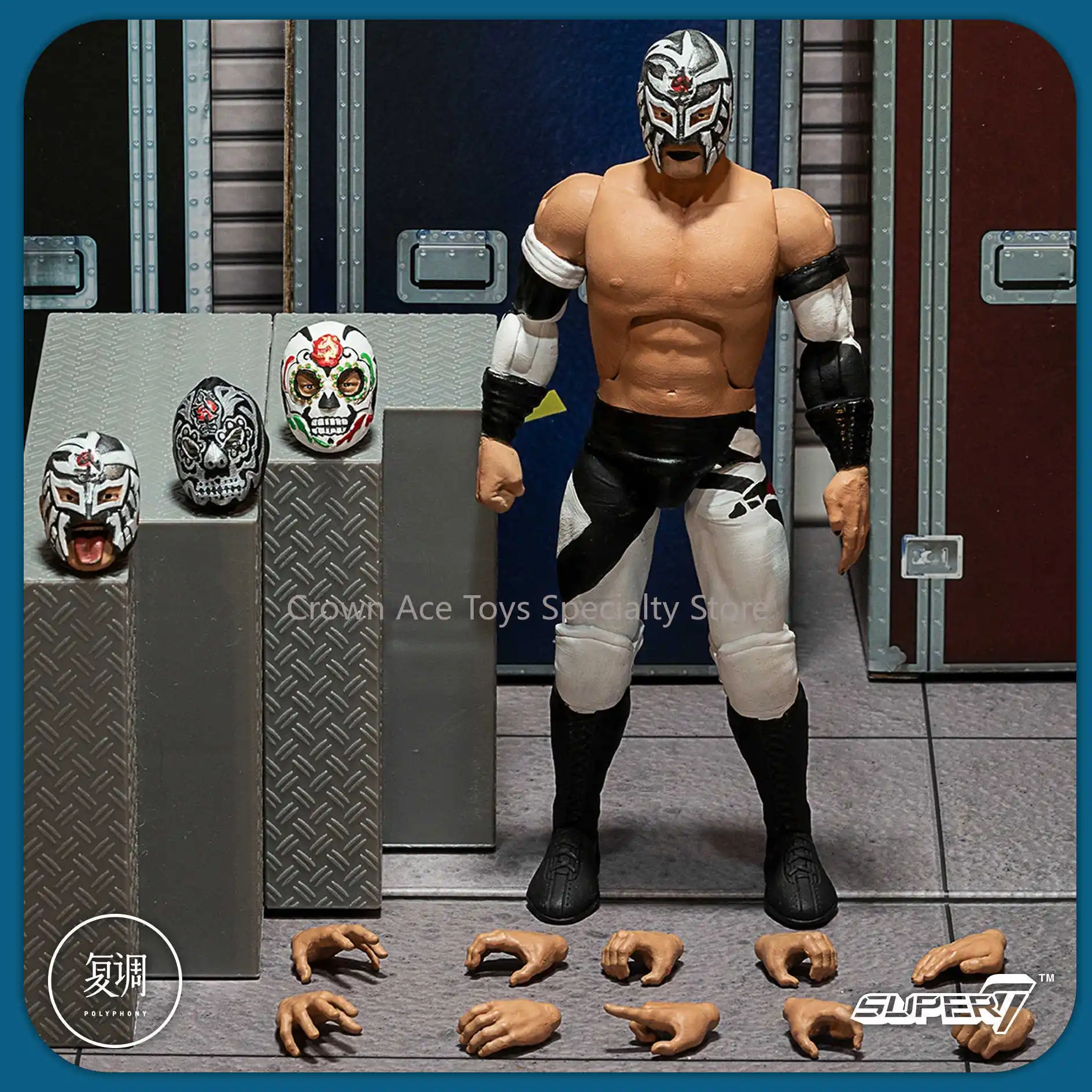 In StockNew Super7 Japan Pro-Wrestling NJPW 7in Action Figures Premium Desktop Collectible Toys Birthday Gifts with Accessories