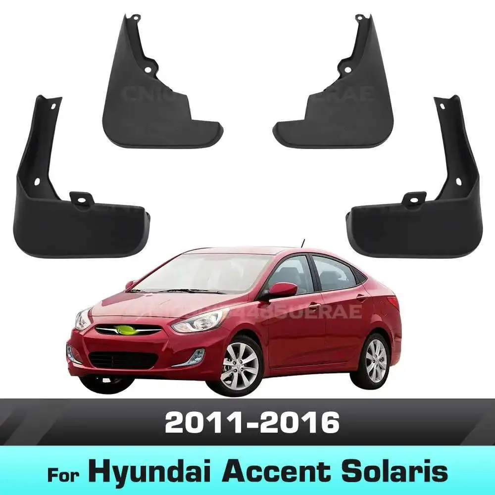 

For Hyundai Accent Solaris 2011 2012 2013 2014 2016 Fender Mudguard Mud Flaps Guard Splash Flap Mudguards Car Accessories