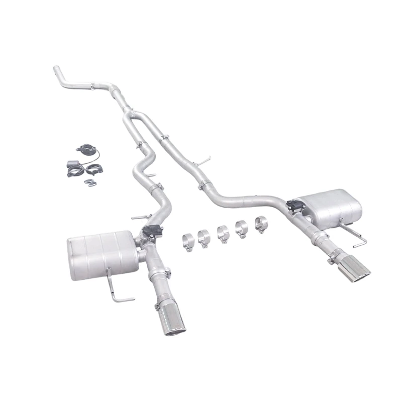 

Catback Exhaust for 2016 Jaguar XE 2.0T Stainless Steel Muffler System with DUAL Tips