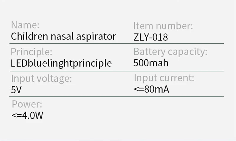 2025 Neues Muster Baby Elektrischer Nasensauger Ladeversion Neugeborenes Baby Nasensauger Saugen Verhindern verstopfte Nase – Detail 12