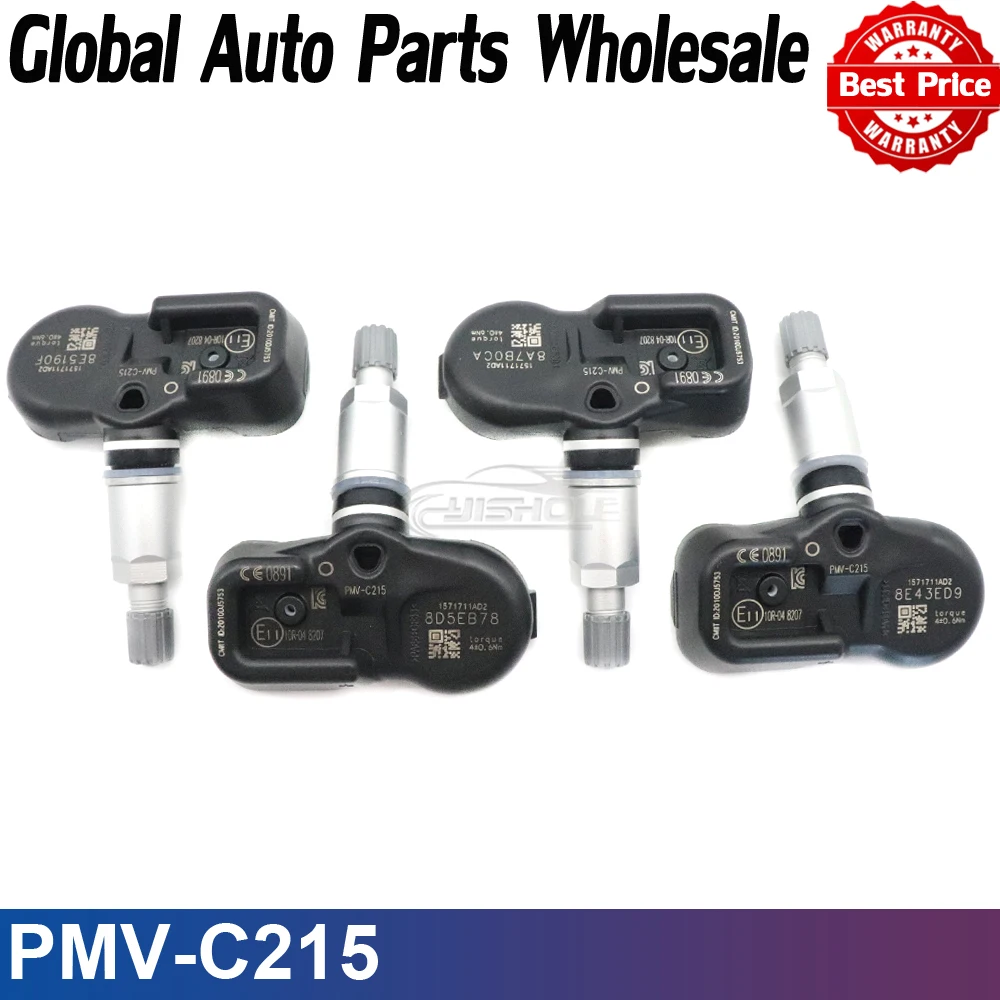 

Tire Pressure TPMS Sensor For Lexus ES LC LS Toyota Land Cruiser Camry C-HR RAV4 Yaris 433MHz PMV-C215 42607-48020 42607-02070