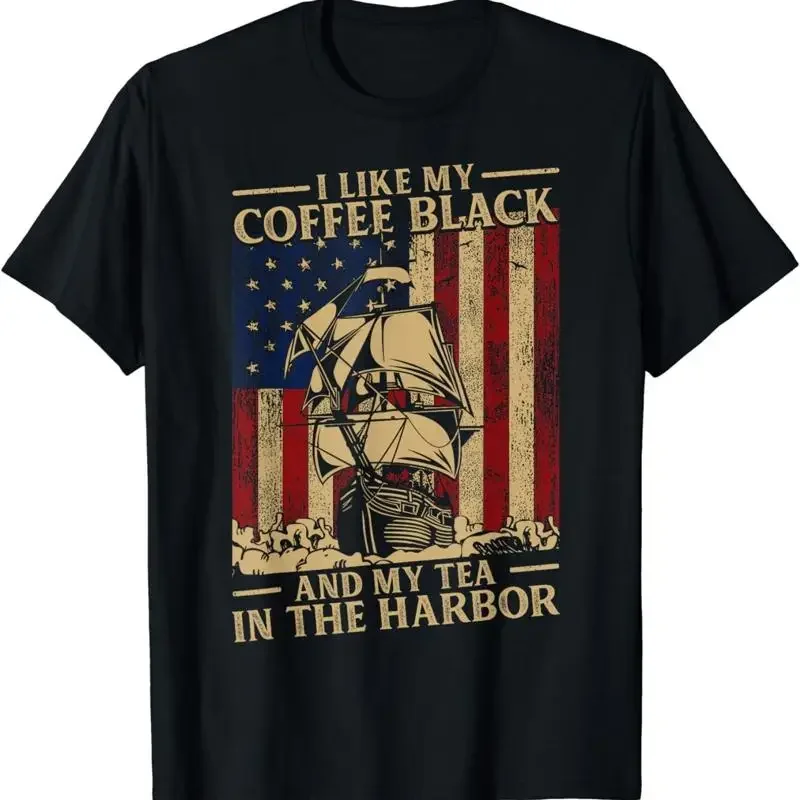 I Like My Coffee Black And Tea in The Harbor Art History T Shirt
