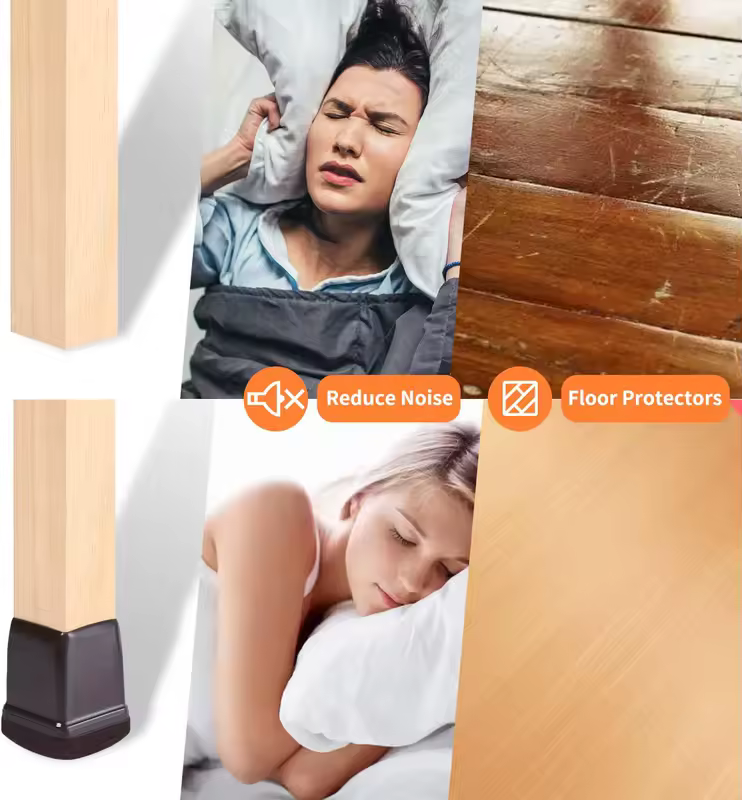 8PCS Extra Small Silicone Chair Leg Protectors Thicken Chair Leg Covers Non Slip Furniture Leg Pads to Protect Hardwood Floors - Image 4