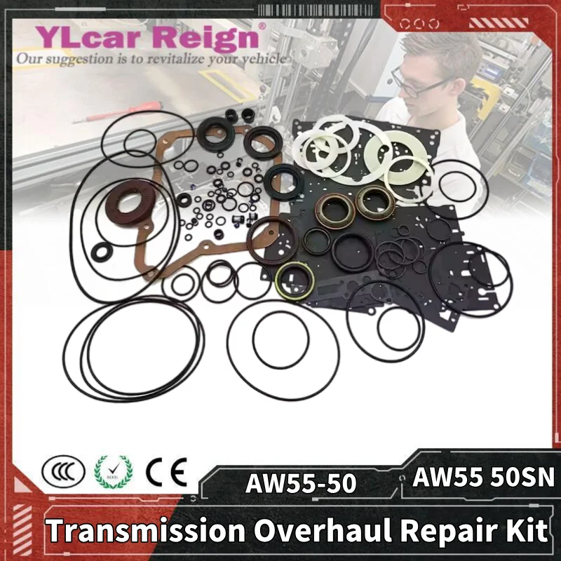 AW55 50SN AW55-50/51SN Automatic Transmission Repair Seals Gaskets Overhaul Kit For Volvo Opel Car Accessories