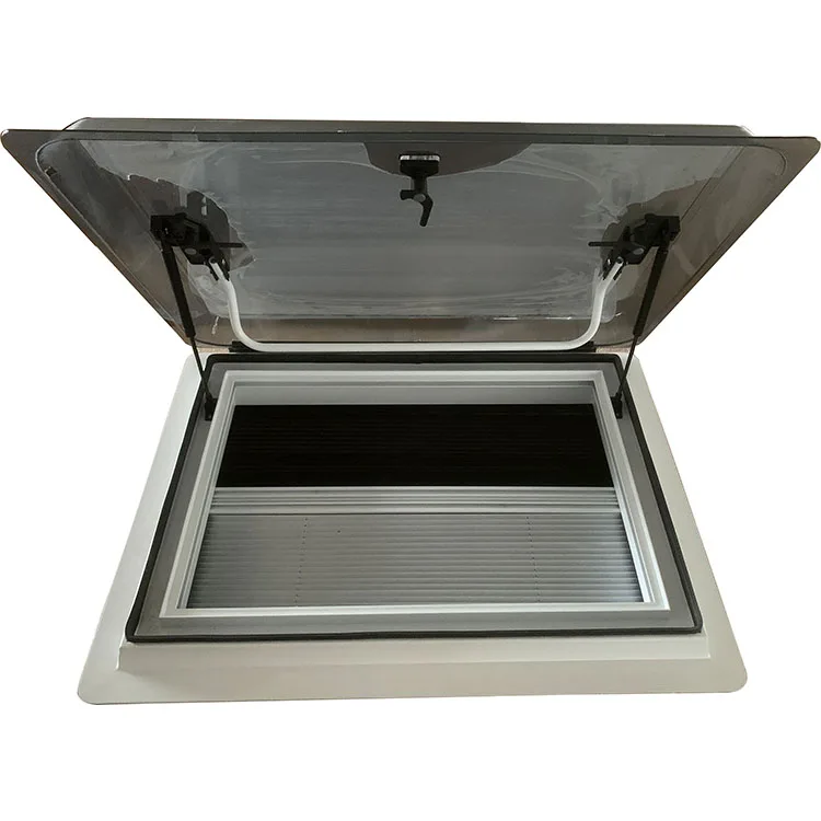 

2022 TONGFA Easy To Clean High Strength Aluminum Frame Double Acrylic Caravan Skylight For RV