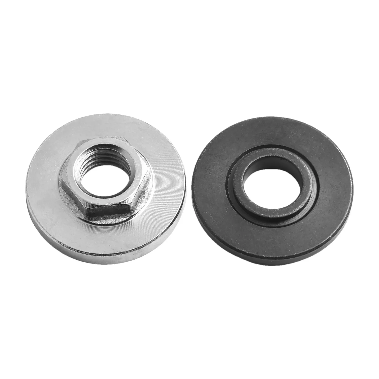 Placa de pressão de metal para moedor de ângulo, 2 peças 5/8-11 rosca, porca de flange interna e externa, moedor de ângulo, placa de pressão de metal