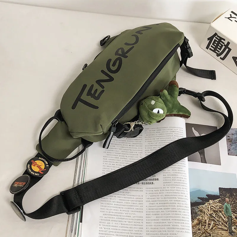 Bolsa crossbody masculina verão pequena mochila 2026 nova moda meninos bolsa de ombro para meninos