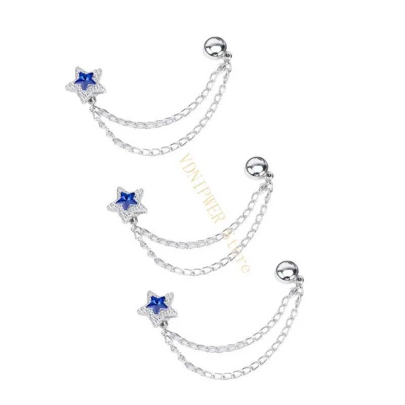 Chuỗi Cuffs Pant có thể điều chỉnh từ tính với Hợp kim cường độ cao để đạp xe chạy và ngoài trời D08E