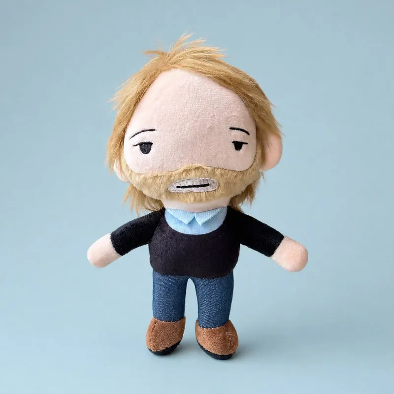 

Radiohead Thom Yorke Plush Doll Soft Stuffed Rock Star Toy Keychain Gift For Fans Collectible