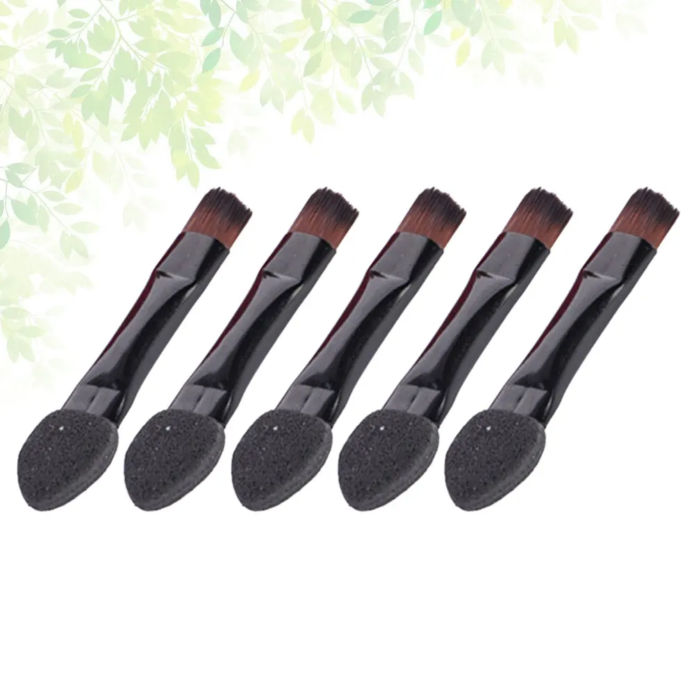 

50pcs Eye Shadow Sponge Applicator Double Sided Makeup Brush For Women Compact Blending Brush Thick Foam Gliding Evenly