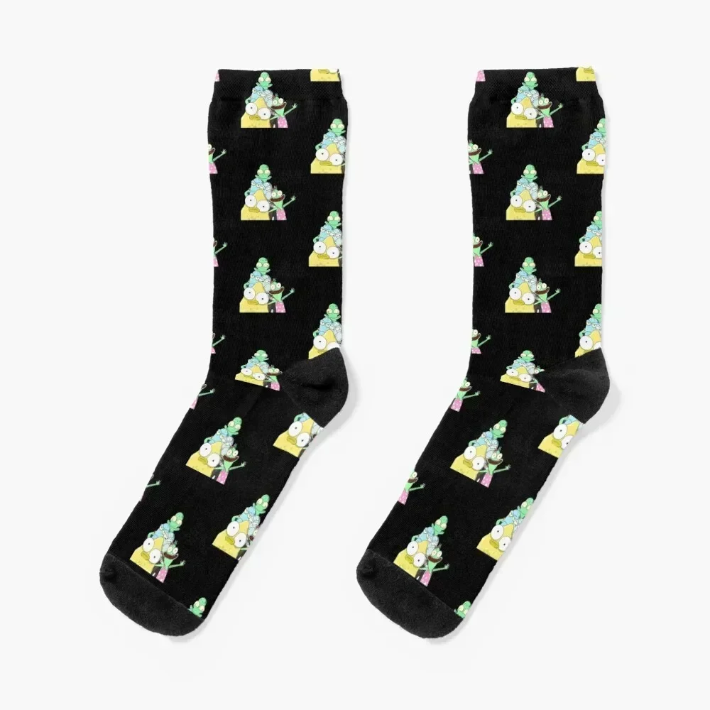 

Solar Opposites Socks anti-slip christmass gift kids Stockings compression Men Socks Luxury Brand Women's