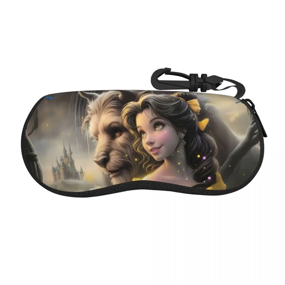 

Anime Beauty And The Beast Shell Glasses Case Unisex Cool Cartoon Romantic Fantasy Film Eyeglasses Case Sunglasses Protector Box