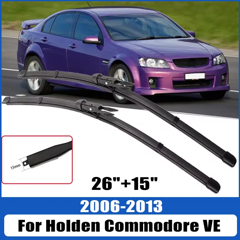 

Для Holden Commodore VE 2006-2013 2007 2008: Передние щетки стеклоочистителя (26"+15") для лобового стекла, аксессуары для автомобиля