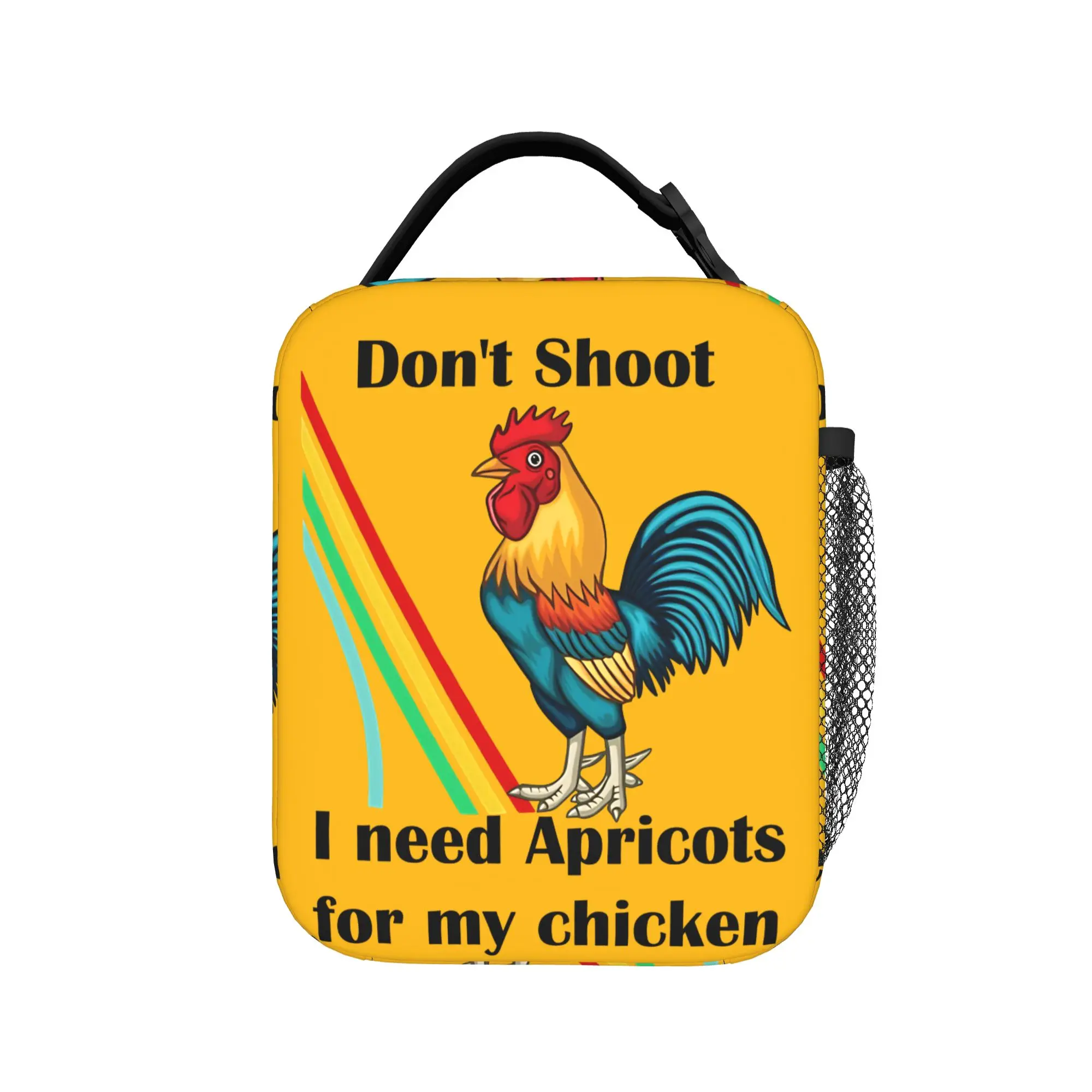 Don't Shoot Arc Raiders Scrappy  Insulated Lunch Bag Cooler Bag Reusable,Lunch Container  Large Tote Lunch Box Bento Pouch