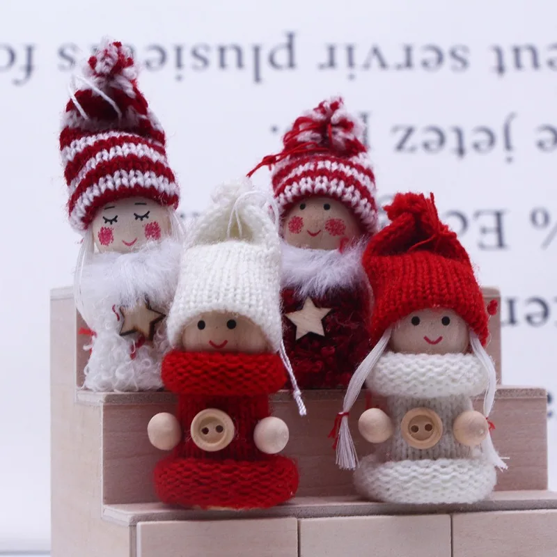 Dollhouse Christmas Decoration Supplies, Tiny Doll Figurines, Mini Scene Accessories, Shooting Prop Models for Diorama Display