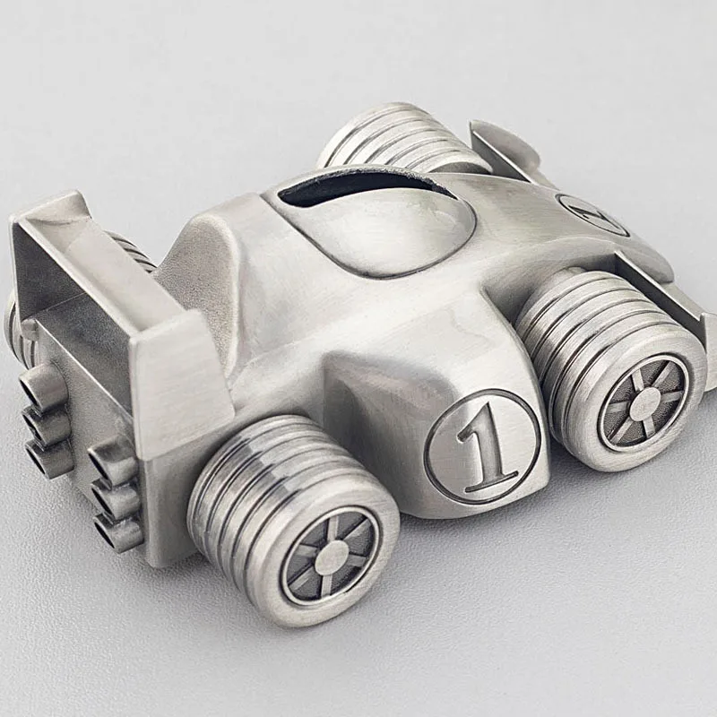 Metal European-style Car Piggy Bank,Solid-color Racing Car  money box saving box, Anti-drop Loose Change Bank, Children's Gifts,