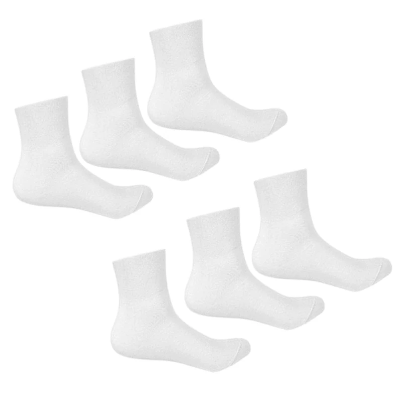 

3 Pair Cotton Diabetic Socks Mens Women No Binding Wide Loose Top Moisture Wicking Ankle Socks for Swollen Foot