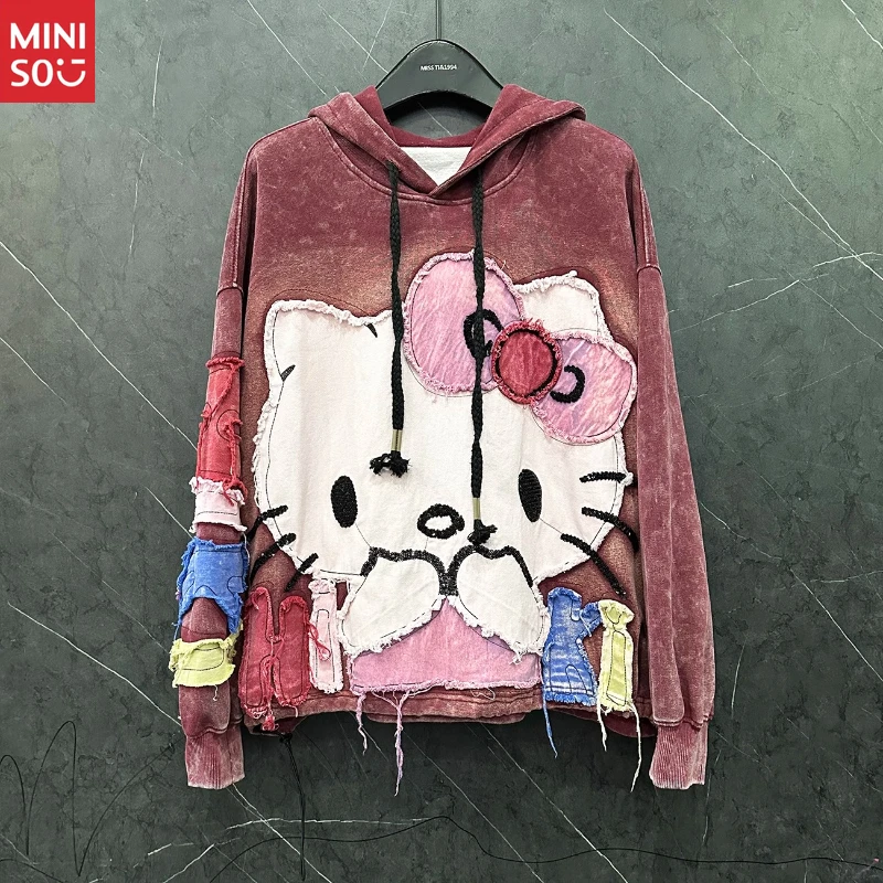 felpa-con-cappuccio-miniso-hello-kitty--pullover-patchwork-ricamato-da-donna--stile-dolce-e-giovanile