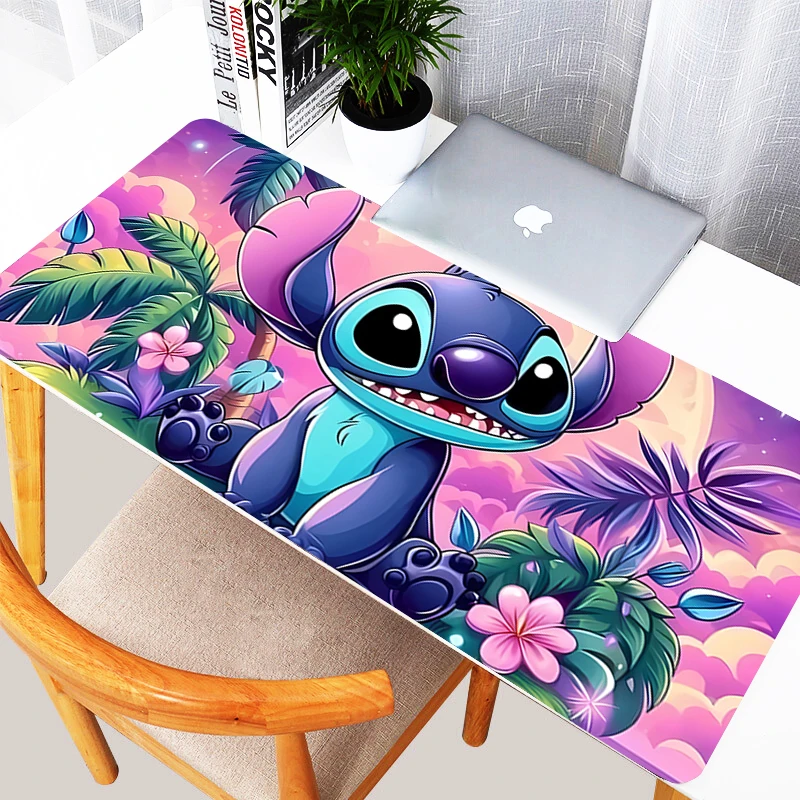 Large Mouse Pad Home Computer Cartoon Anime Gaming Accessories Keyboard Mousepad Laptop Stitch Forest Desk Mat for Youth Gifts