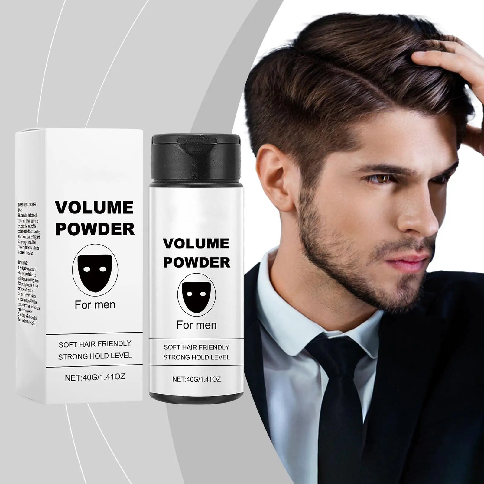 40g Hair Texture Power Volumizing Hair Long-Lasting Oil Control Fluffy Hair Powder For Men Enhancing Styling Hair CareTreatment