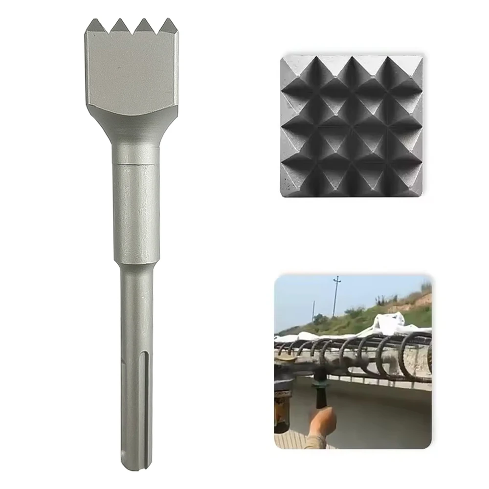 sds-最大スクエアヘッドラウンドシャンク合金鋼ドリルビット多機能コンクリートブレーカーヘッドチゼルセメント壁地面