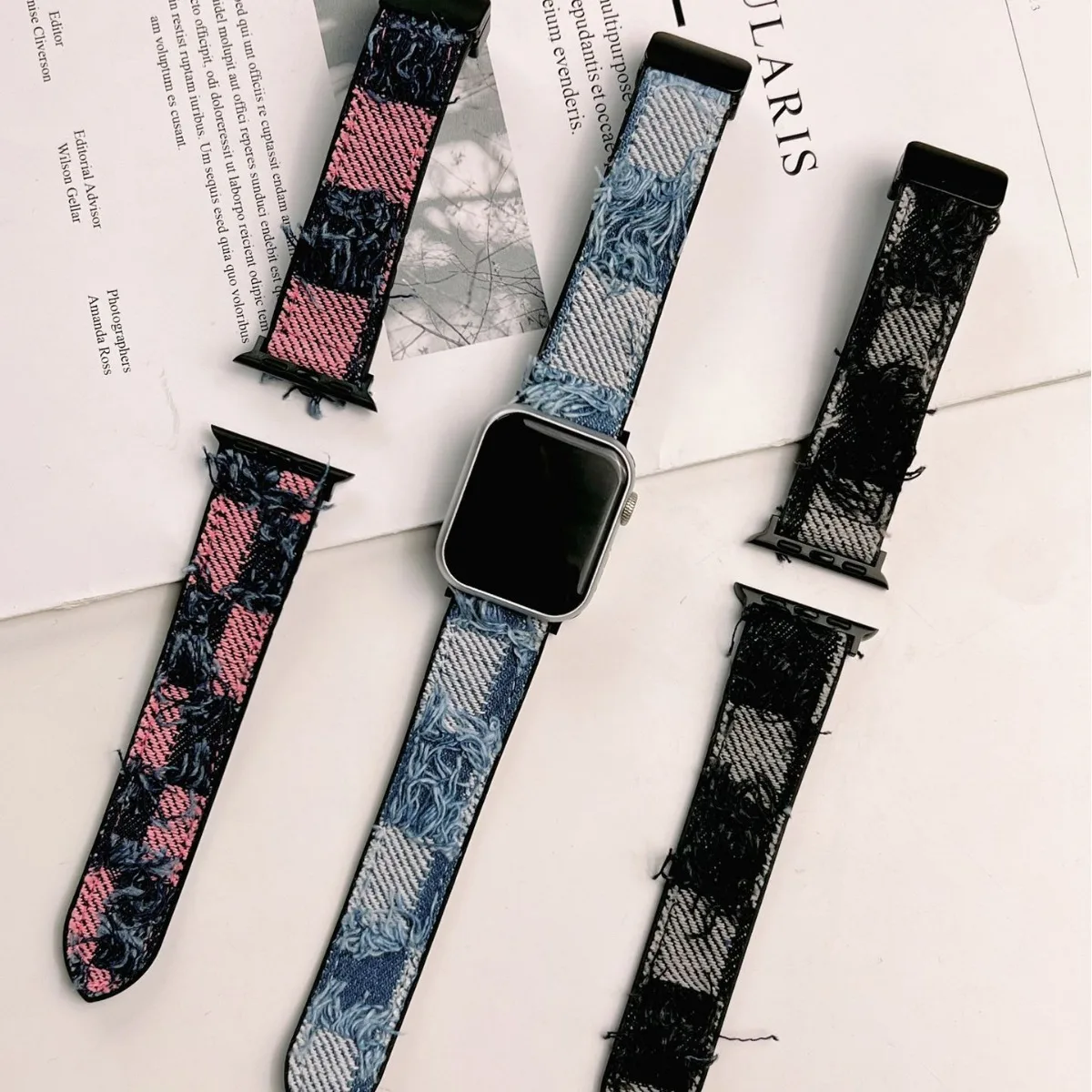 New Tassel Apple Watch Band Suitable for Applewatchs9 New IWatch678se Intelligent Universal